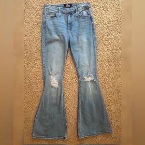 High-rise, Hollister flare jeans